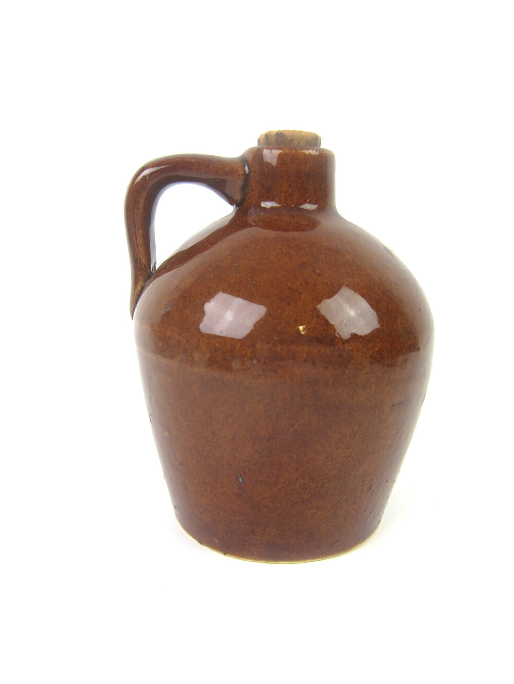 Antique Stoneware Jug Brown Glaze Roycroft Shops East Aurora NY Early 1900s